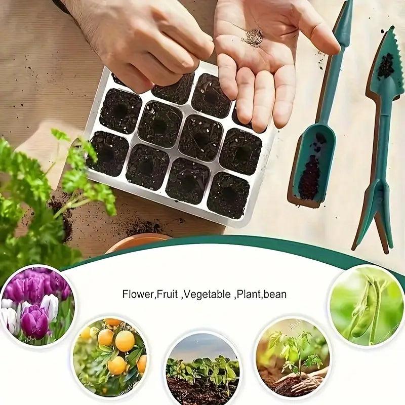 Skorter | Indoor Seed Starter Kit with LED Grow Light & Adjustable Humidity Dome – 36-Cell Tray for Home Gardening