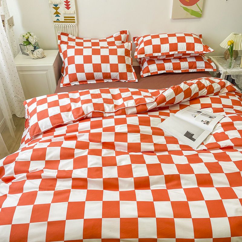 Skorter | Abstract Chessboard Single Bed Linen Set