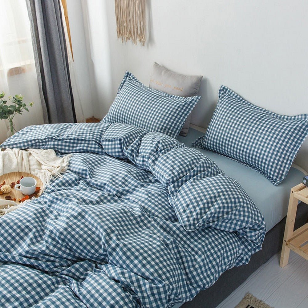 Skorter | Abstract Chessboard Single Bed Linen Set