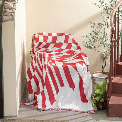 Skorter | Abstract Woven Wall Tapestry Throw Blanket