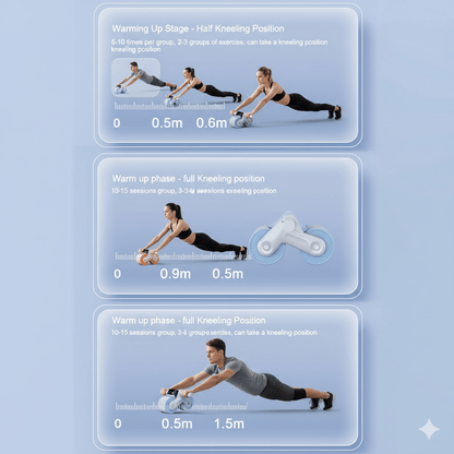 Skorter | ABTRAIN PRO – Automatic Roller with Auto Roll-Back for Core Training