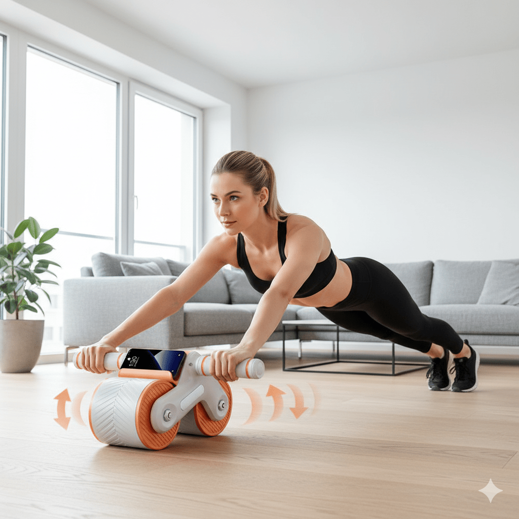 Skorter | ABTRAIN PRO – Automatic Roller with Auto Roll-Back for Core Training