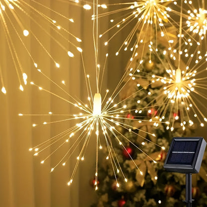 Skorter | SolarGlow - Solar Energy LED Garden Lighting with 90 Warm White LED Lights