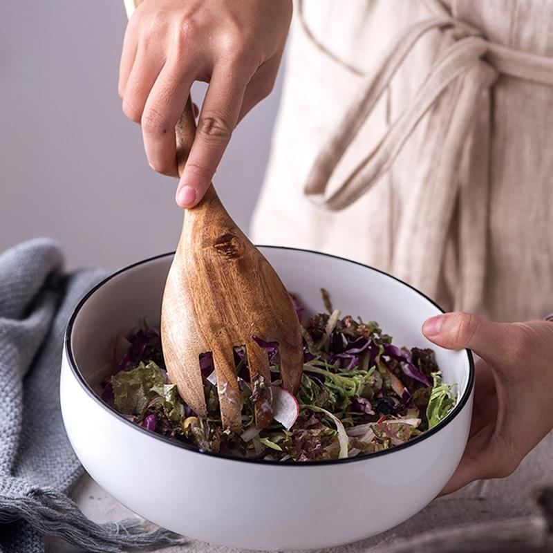 Skorter | Acacia Wood Salad Set - Handmade - Sustainable - Perfect For Every Kitchen