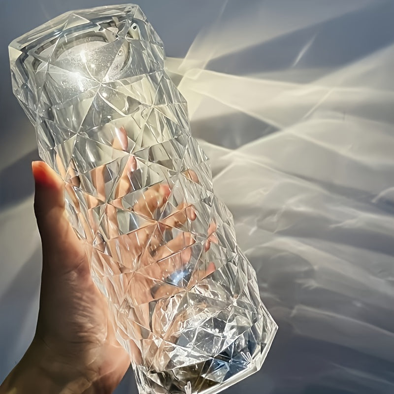 Skorter | LumiKristal - Crystal Diamond Desk Lamp with 3 Colors LED Lighting