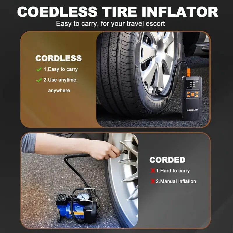 Skorter | Acmount Tire Inflator Portable Air Compressor 150PSI