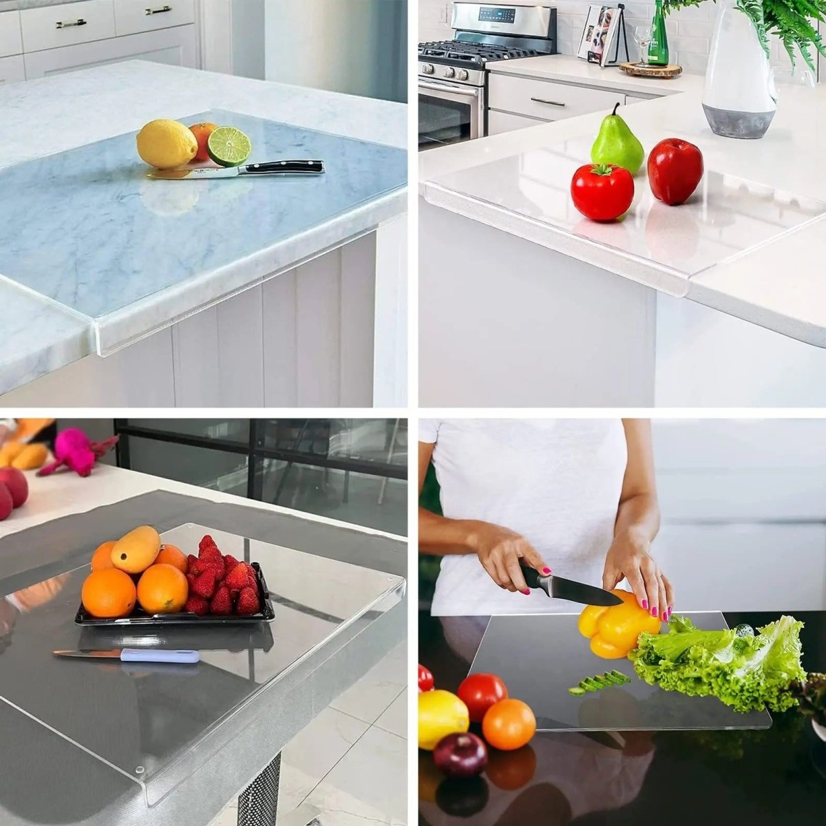 Skorter | Acrylic Cutting Board - Non-Toxic - Sustainable - Perfect For Kitchen