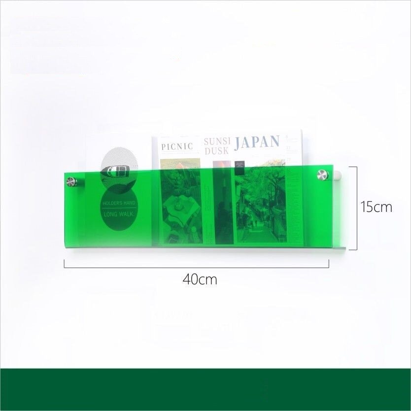 Skorter | Acrylic Wall-mounted 'Floating' Magazine Holder