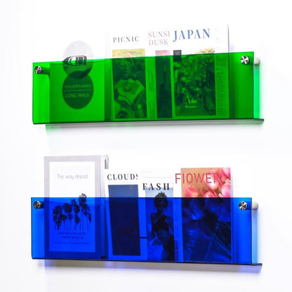 Skorter | Acrylic Wall-mounted 'Floating' Magazine Holder