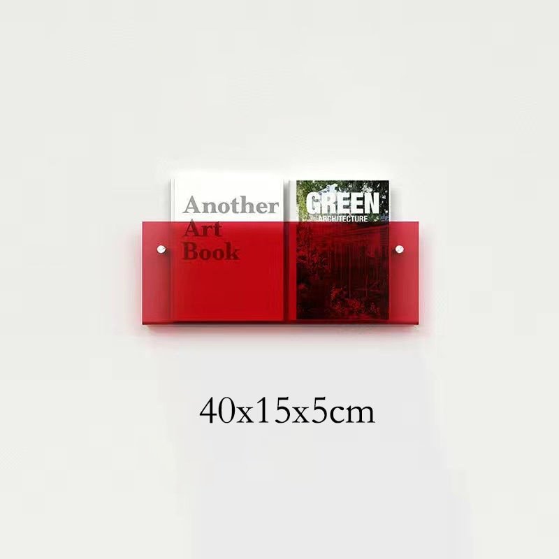 Skorter | Acrylic Wall-mounted 'Floating' Magazine Holder