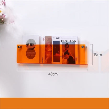 Skorter | Acrylic Wall-mounted 'Floating' Magazine Holder