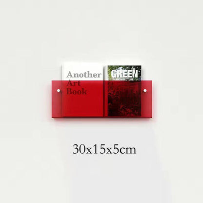 Skorter | Acrylic Wall-mounted 'Floating' Magazine Holder