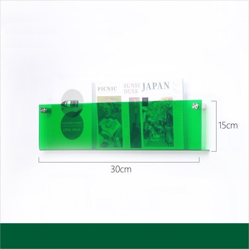 Skorter | Acrylic Wall-mounted 'Floating' Magazine Holder