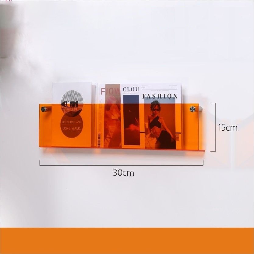 Skorter | Acrylic Wall-mounted 'Floating' Magazine Holder