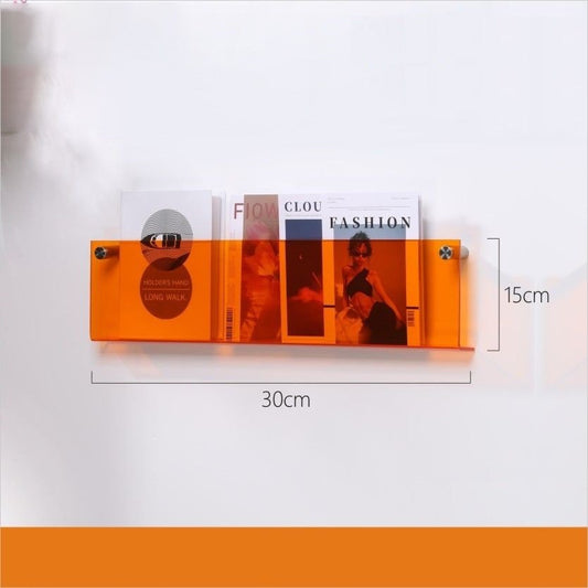 Skorter | Acrylic Wall-mounted 'Floating' Magazine Holder