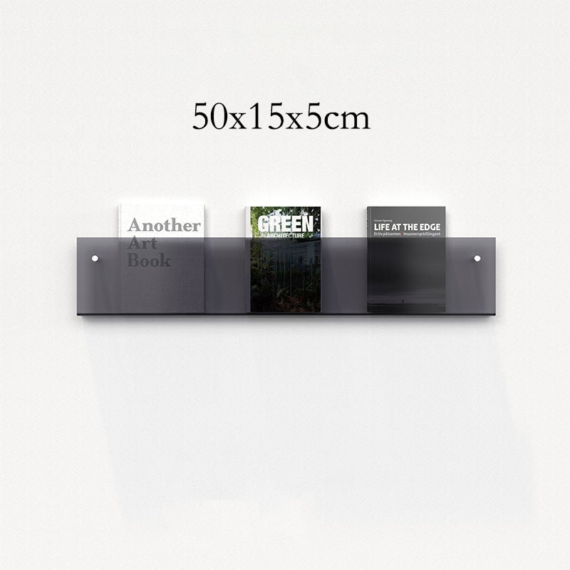 Skorter | Acrylic Wall-mounted 'Floating' Magazine Holder
