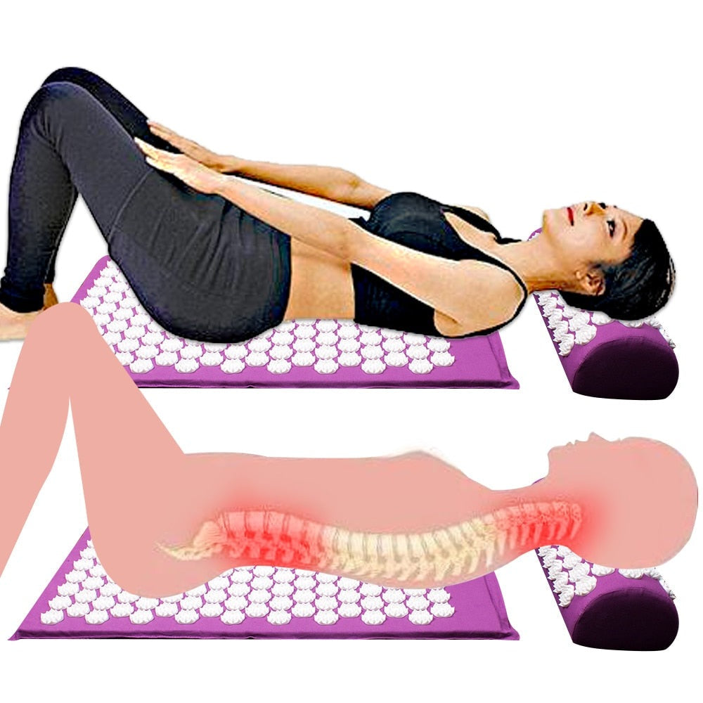 Skorter | Acupressure Yoga Mat & Cushion Set - RelaxMat