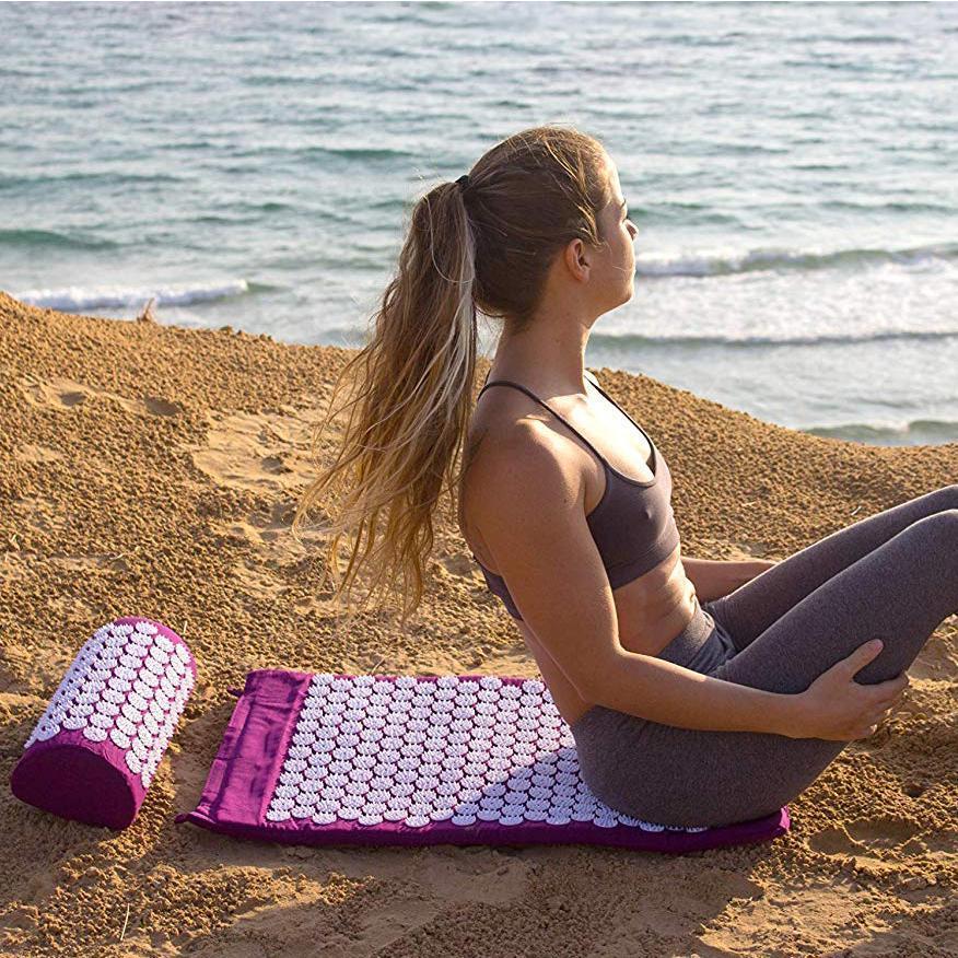 Skorter | Acupressure Yoga Mat & Cushion Set - RelaxMat