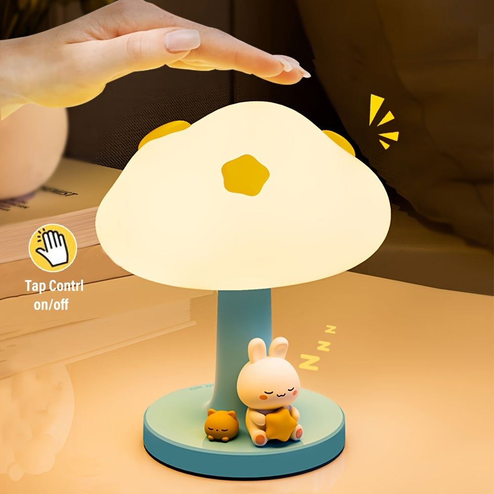 Skorter | CozyCloud - USB Rechargeable Silicone Table Lamp with Dimmable LED Lighting
