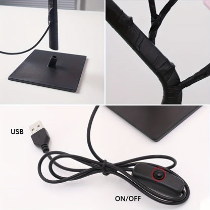 Skorter | RozenLight - LED Flower Table Lamp with USB, Mood Light