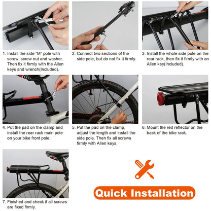 Skorter | Adjustable bike cargo rack