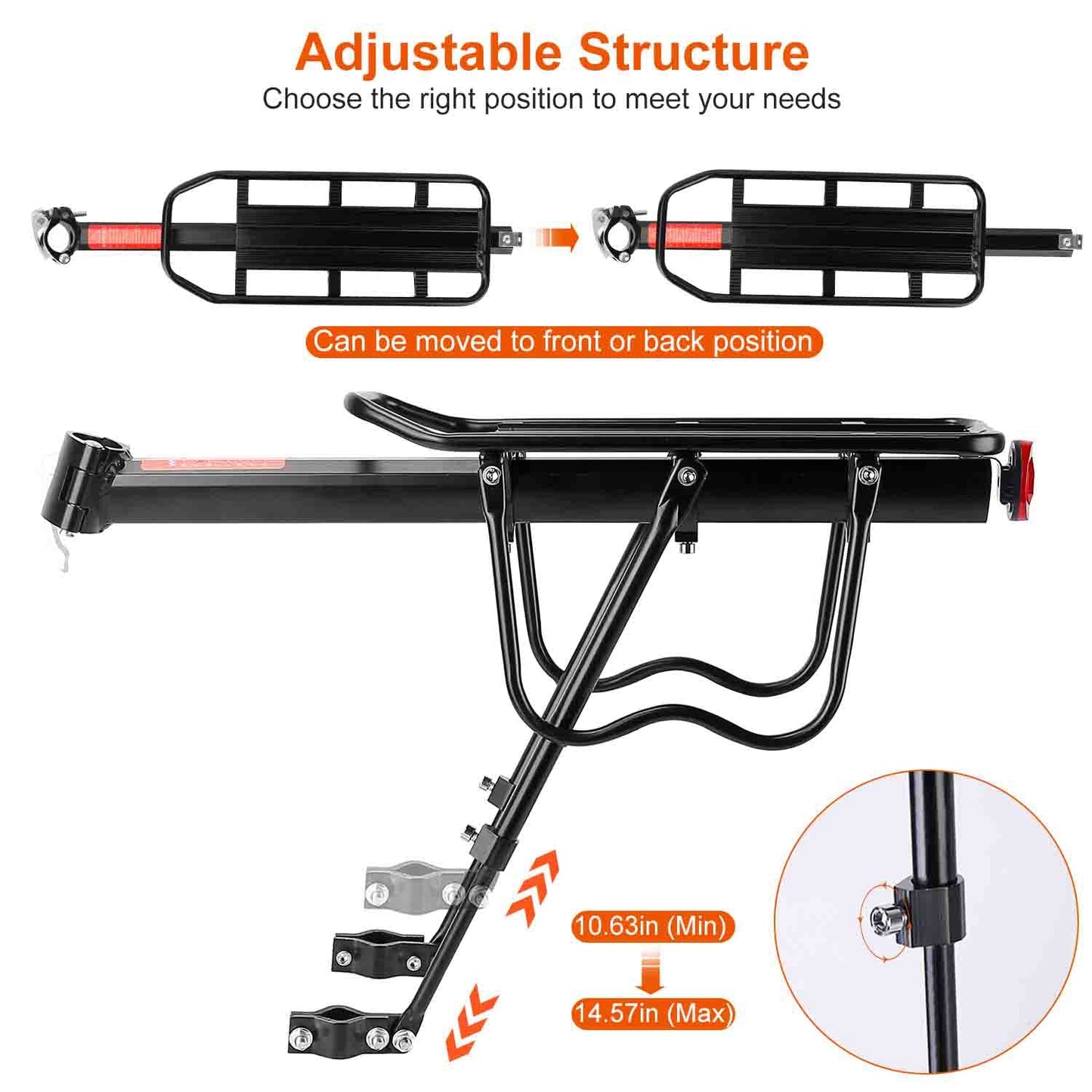 Skorter | Adjustable bike cargo rack