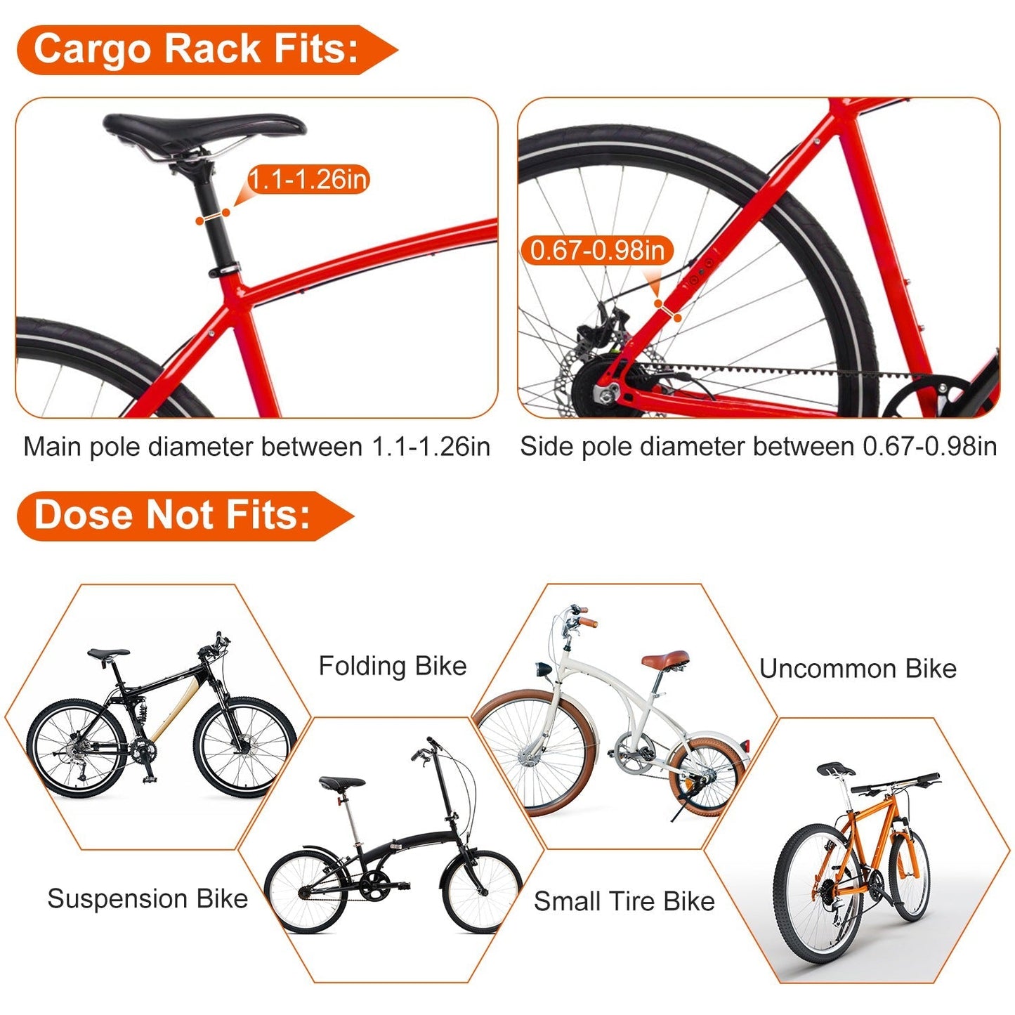 Skorter | Adjustable bike cargo rack