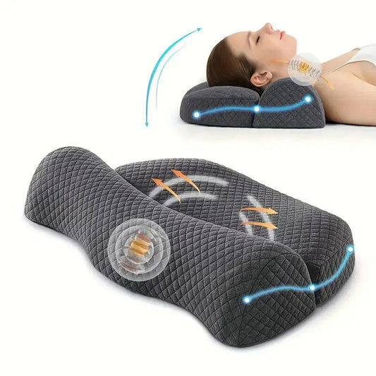 Skorter | Adjustable Memory Foam Neck Pillow for Shoulder and Cervical Relaxation