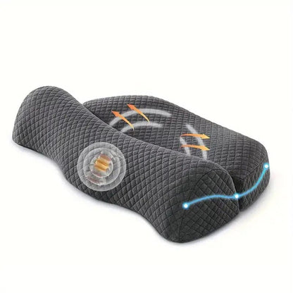 Skorter | Adjustable Memory Foam Neck Pillow for Shoulder and Cervical Relaxation