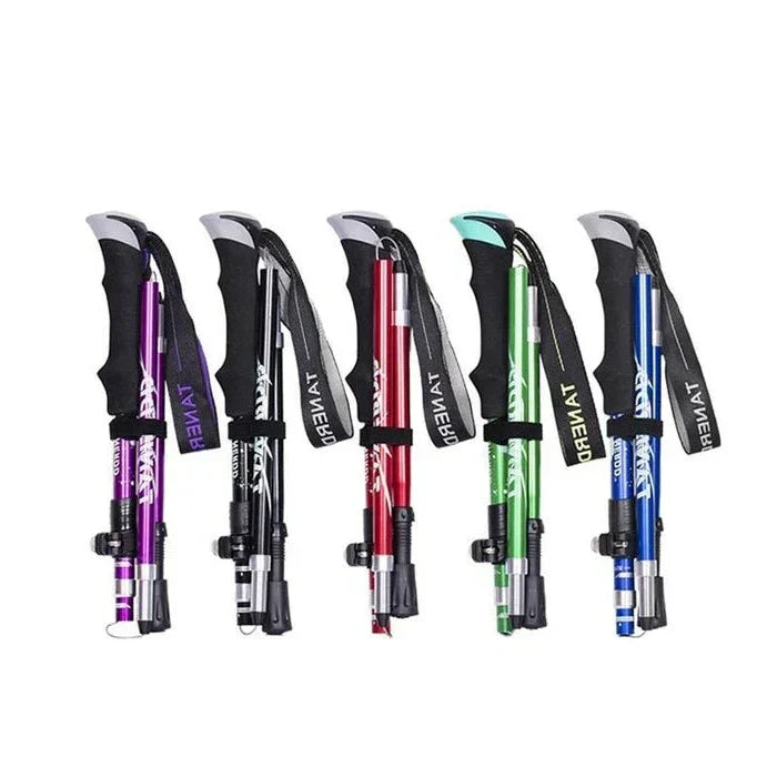 Skorter | Adjustable Trekking Poles - Folding Telescopic Rod
