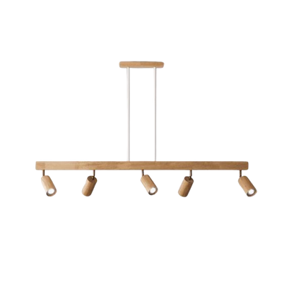Skorter | EcoLux Adjustable Wooden Ceiling Spotlight with LED Bulb Included