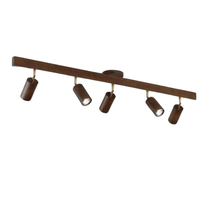 Skorter | EcoLux Adjustable Wooden Ceiling Spotlight with LED Bulb Included