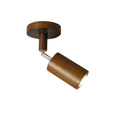 Skorter | EcoLux Adjustable Wooden Ceiling Spotlight with LED Bulb Included