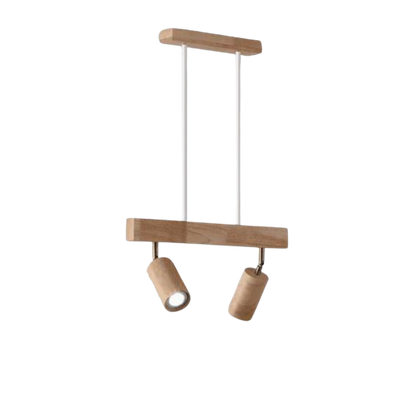 Skorter | EcoLux Adjustable Wooden Ceiling Spotlight with LED Bulb Included