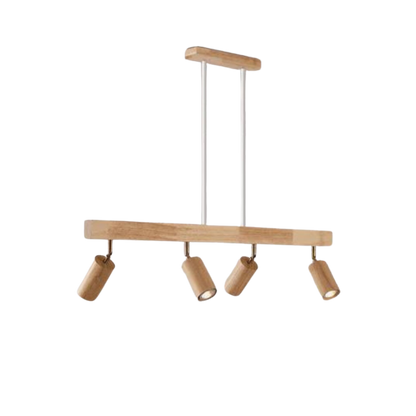 Skorter | EcoLux Adjustable Wooden Ceiling Spotlight with LED Bulb Included