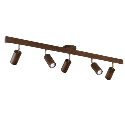 Skorter | EcoLux Adjustable Wooden Ceiling Spotlight with LED Bulb Included