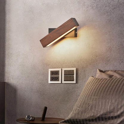 Skorter | Adjustable Wooden LED Wall Light - Jasper