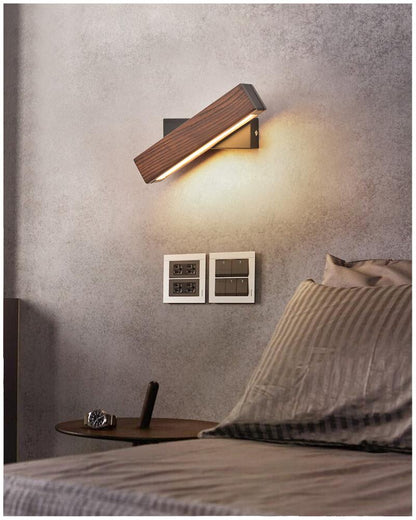 Skorter | Adjustable Wooden LED Wall Light - Jasper