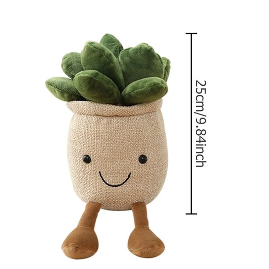 Skorter | Adorable Succulent Plush Cushion: Soft, Cuddly Plant Decoration