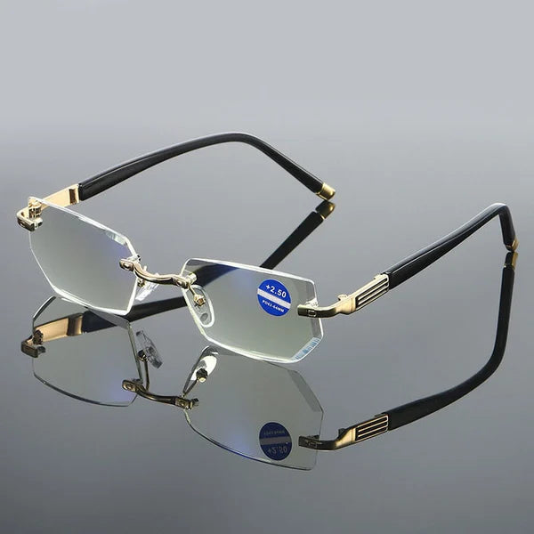 Skorter | Advanced Anti-Blue Light Multifocal Reading Glasses - SapphireView