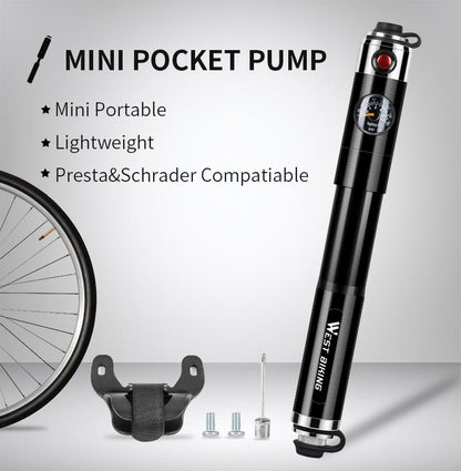 Skorter | Bike Pump - Mini Bike Pump - Hand Bike Pump