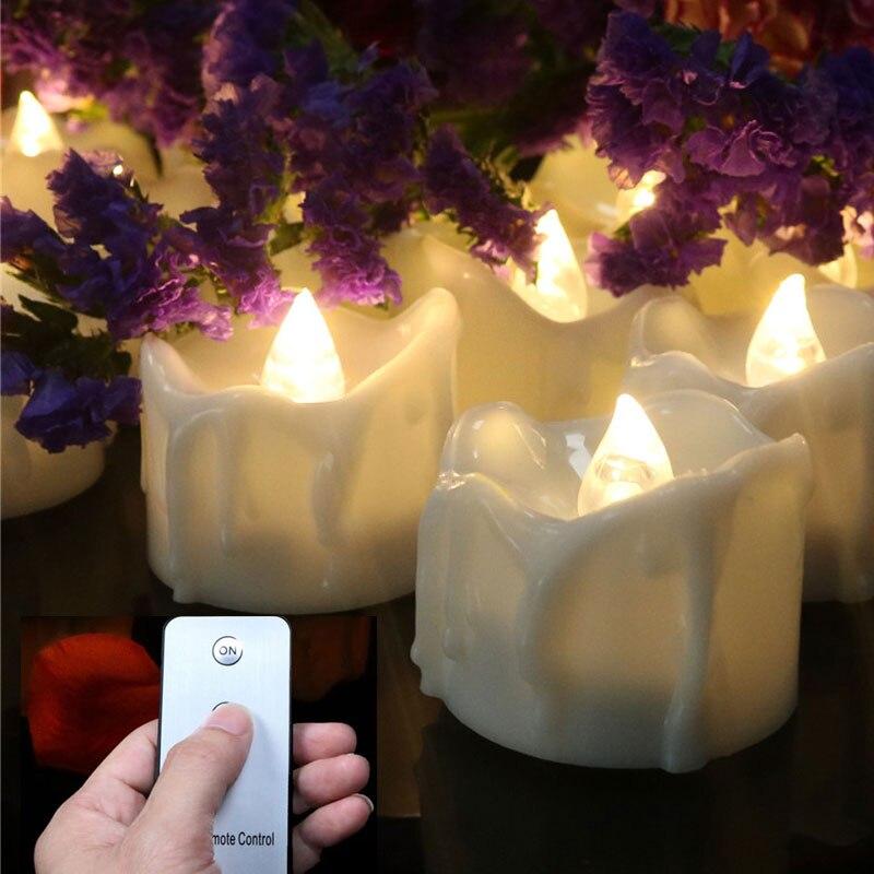 Skorter | Battery Candles - Remote Control Flameless Candles 3 pcs
