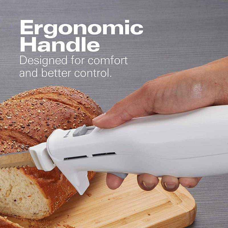 Skørter | Hamilton Beach Electric Knife for Carving Meat, Poultry, Bread, Foam Craft & More Includes Storage Box & Serving Fork