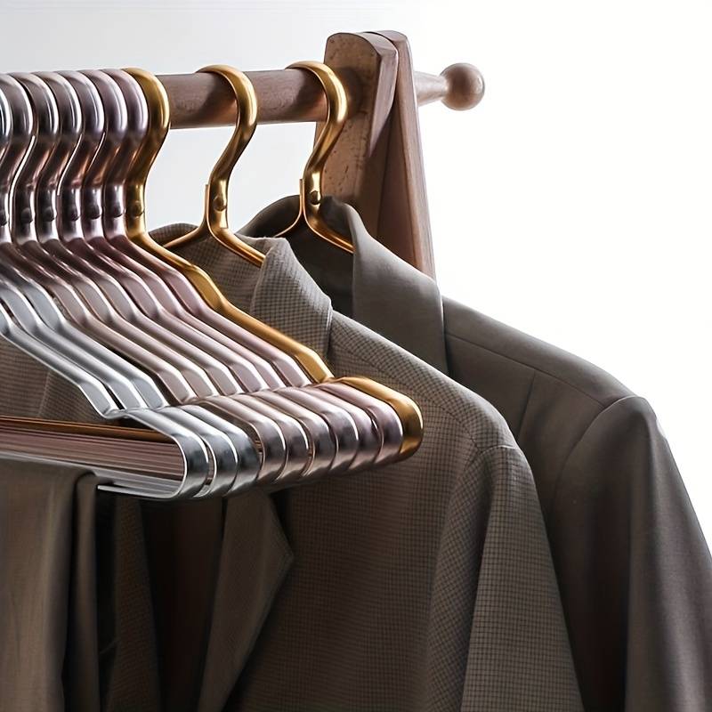 Skorter | Brass Clothes Hangers | Premium, Durable & Ideal for Luxury Garments in Your Wardrobe