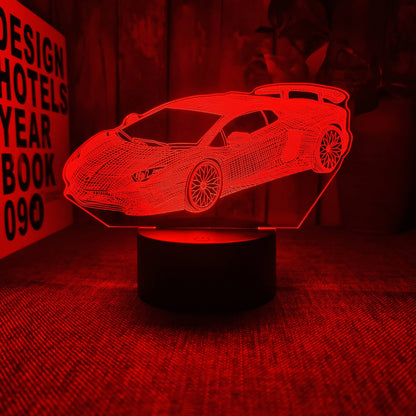 Skorter | AutoLamp - 3D Sports Car Night Light with Touch Control and USB
