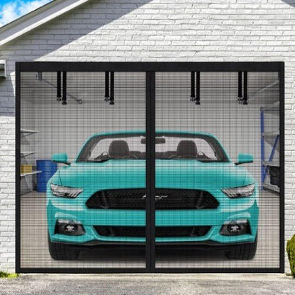 Skorter | AeroShield Bug-Free Garage Screen | Magnetic mesh garage door screen for fresh airflow and insect protection