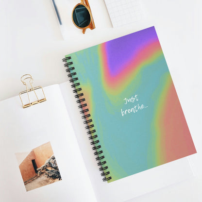 Skorter | Breathe Quote Spiral Notebook