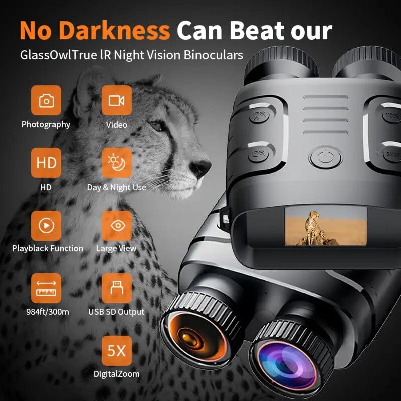 Skorter | Afterwave HD 1080p Night Vision Device with 5x Digital Zoom Night Goggles