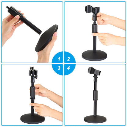 Skorter | AGPtEK Desk Microphone Stand with Microphone