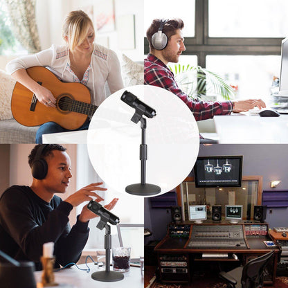 Skorter | AGPtEK Desk Microphone Stand with Microphone